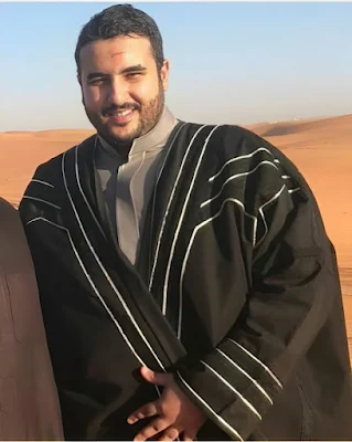 محمد بن سلمان وهو شباب